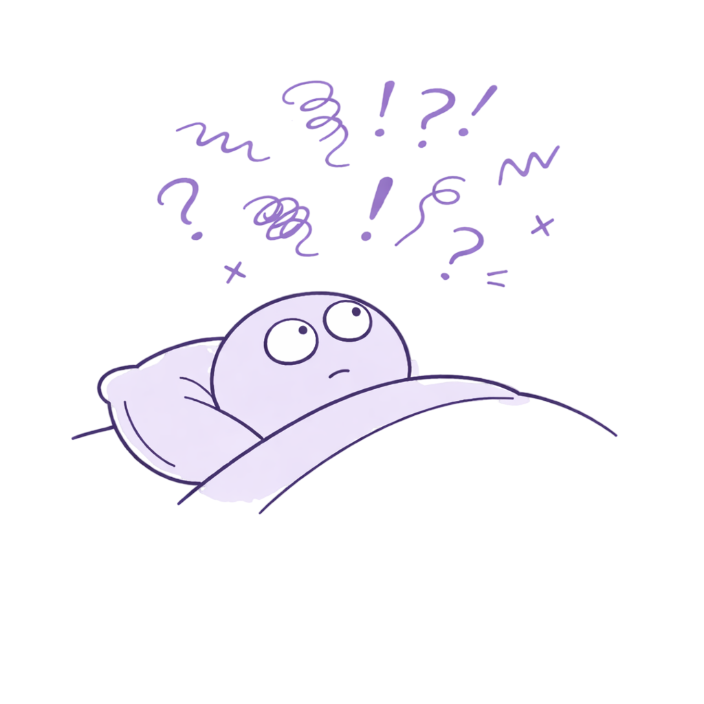 Restless brain at night